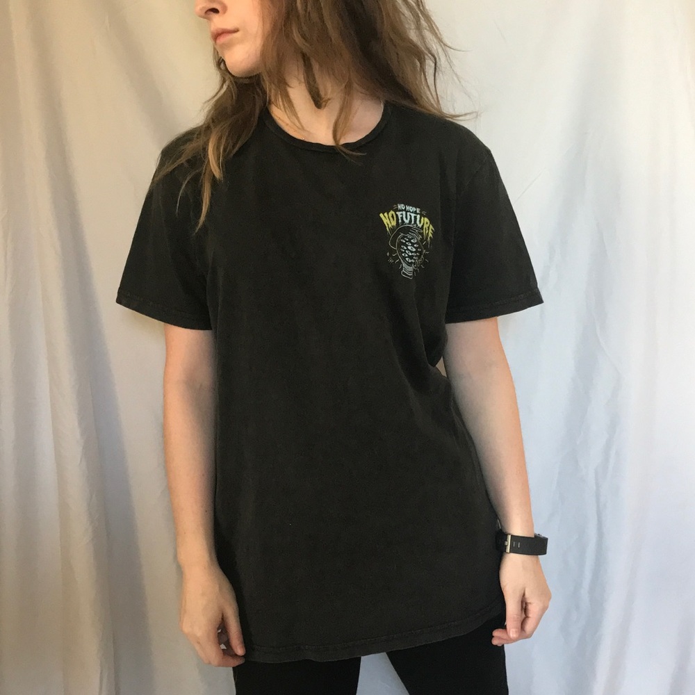 Black grunge t shirt